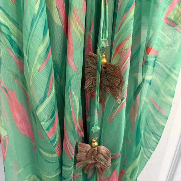 Ramy Brook Kelsey Cover Up Dress SZ Large Color is Kelp (green) SOLD OUT NWT - Picture 2 of 5